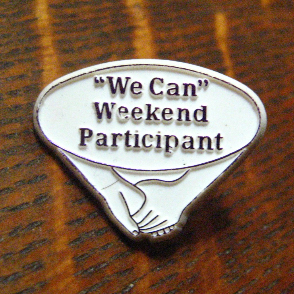 We Can Weekend Participant Vintage Lapel Pin